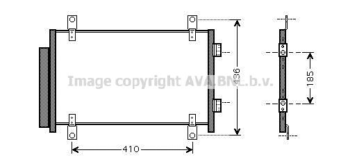 AVA QUALITY COOLING Lauhdutin, ilmastointilaite FT5351D